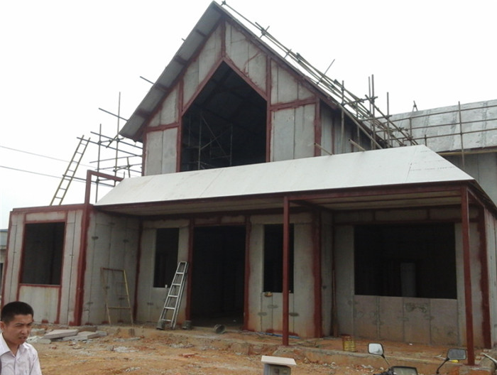 新型混凝土波型鋼網(wǎng)保溫內外墻